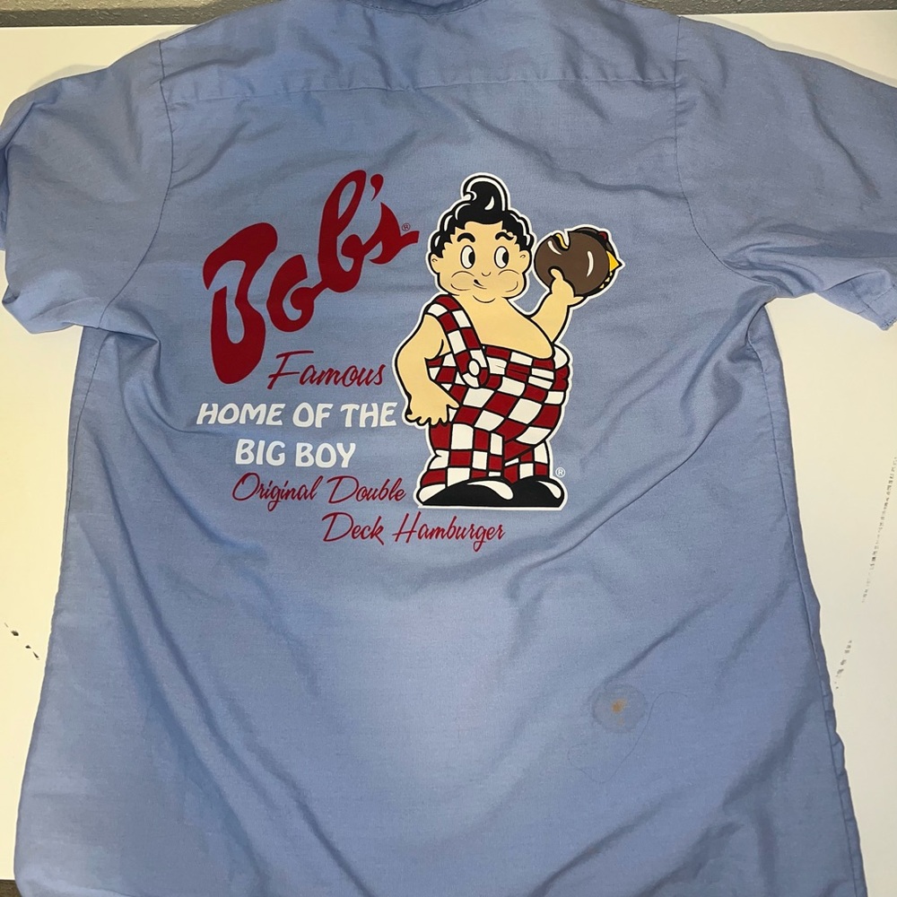 Vintage Bob's Big Boy Blue Shirt